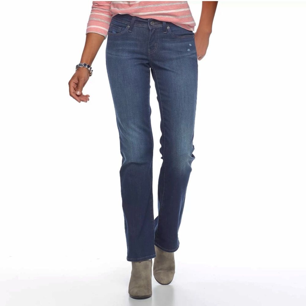 Levi's 529 Curvy Bootcut Jeans Indigo Size 31